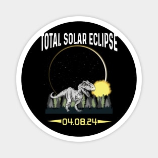 T-rex Solar Eclipse 2024 Magnet